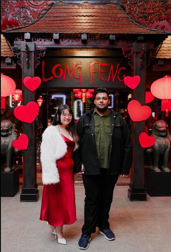 my valentine in red